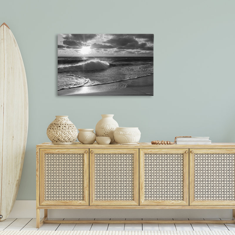 «Sunset Crashing Wave» par Lori Deiter, H 24 po x l 36 po