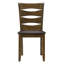 Ensemble de salle à manger 7 pièces transitionnel avec meuble en bois et 6 chaises-2044949630
