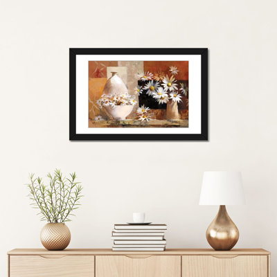 « rétro fleurs ii », impression sur toile