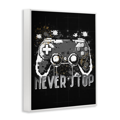 «Never Stop Game», estampe numérique par Kim Allen