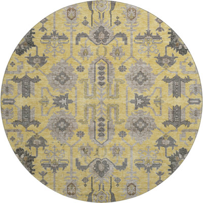 Premium Machine Washable Prisco Honey Rug