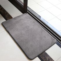 1pc Absorbent Silica Gel Mud Floor Mat With Line Pattern For