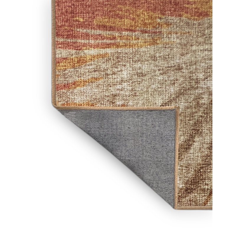 Chenille Abstract Indoor Rug, Rectangle 4' x 6'