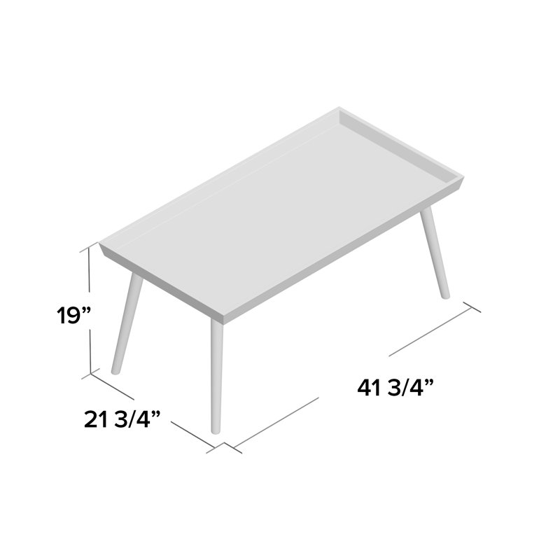 Brycin Coffee Table, Distressed White