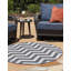 Tapis d'extérieur Ayton de couleur bleu marine-69551321