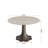 Breakfast Corner Nook Floral Shape Stone Dark Walnut Tone Dining Table Bistro Table For 2-4-952792866-952792865