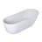 67-Inch Solid Surface Soaking Bathtub With Overflow For Bathroom