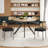 Saveta Round Metal Base Dining Table-97872693-97872694-97872695