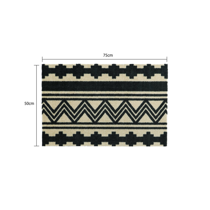 Non-Slip Indoor Doormat, Rectangle 50cm W x 75cm L