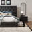 Silvester Modern Upholstered Platform Storage Bed with Wooden Slats, no box spring needed-89199071-86592362