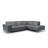 Valencia Pista Leather Reclining Sectional Sofa - Italian Nappa 11000 Top Grain Leather Couch- Power Reclining Seat With Leggett - Adjustable Headrests-106892703-106458973