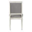 Chaise d'appoint Amonti en blanc vieilli