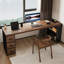Bureaux rectangulaires en bois massif brun-107825187-107825183