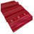 Red Metallic Snowflake Holiday Table Runner-1736594995