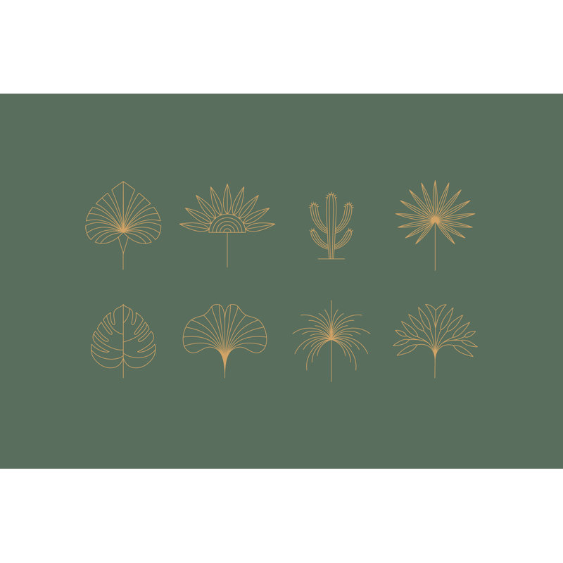 Floral Abstract Plants And Trees by Venimo - Wrapped Canvas Print, 51cm H x 76cm W x 3.8cm D