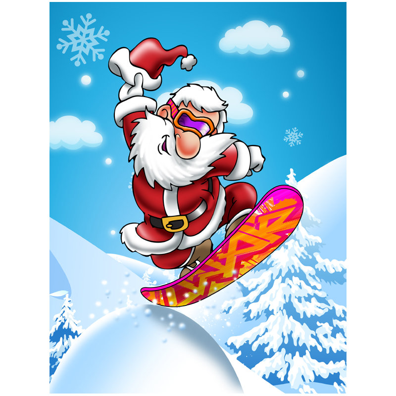 Double Sided Polyester Christmas Garden Flag, 15" H  x 11" W