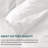 650 FP All Season Goose Feather Down Cotton Cover Comforter Baffle Box Stitch Duvet Insert, King White-1202373683-1083746935