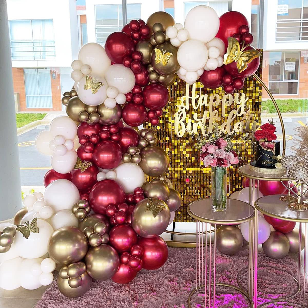 AYUQI Pastel Balloon Arch Kit, 53 Pcs Birthday Party Decorations