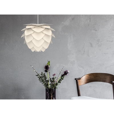 Luminaire suspendu géométrique unique à 1 lumière Aluvia