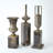 Pedestal Vase-Reactive Silver-Sm