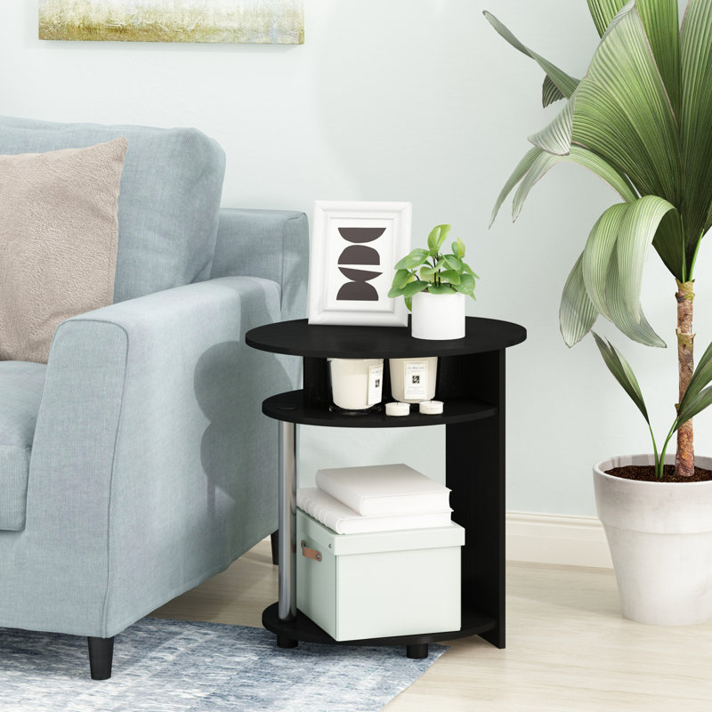 Bathild End Table, Black