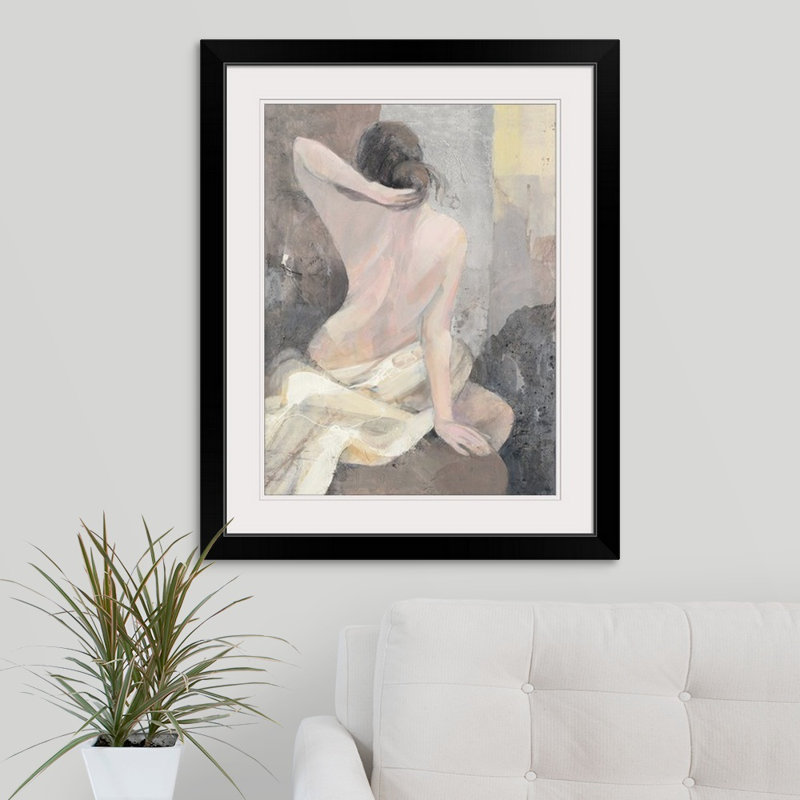 « i »» albena hristova,, reproduction d’art After the Bath, H 24 po x l 20 po x P 1 po, Cadre noir