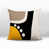 Jaune / noir / blanc cassé