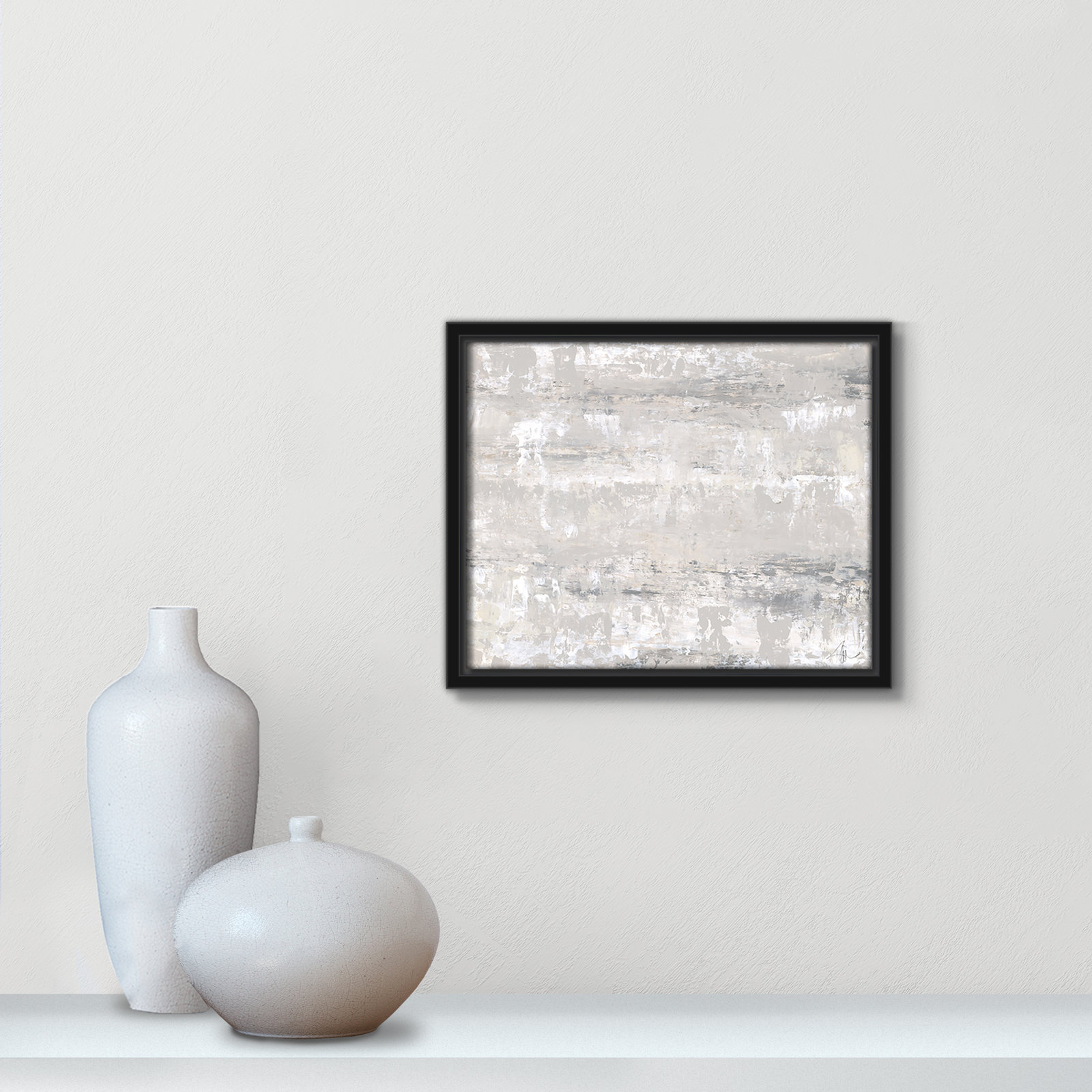 Tryston "Desert Winds" Print by Filippo Ioco, Black Framed Canvas, 9.5" H x 11.5" W x 2" D