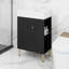 Petit meuble-lavabo avec lavabo simple en céramique 21,6 po-1428462112