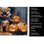 Serviette de cuisine Shar Pei Puppy Halloween-888558686