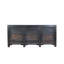 3 Door Black Farmer's Sideboard