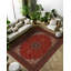 Tapis rouge en coton imprimé chenille Guria-865525070