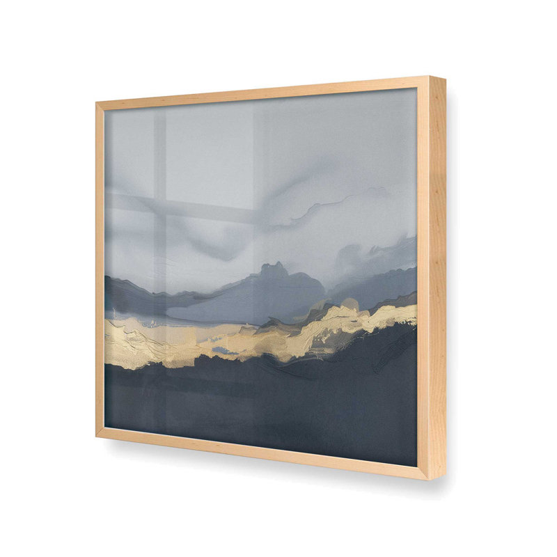 Nimbus Drama II, toile, Cadre photo simple érable brut, H 13,5 po x l 13,5 po