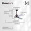 Donaire LED Outdoor Downrod Ceiling Fan-149631334-200814652