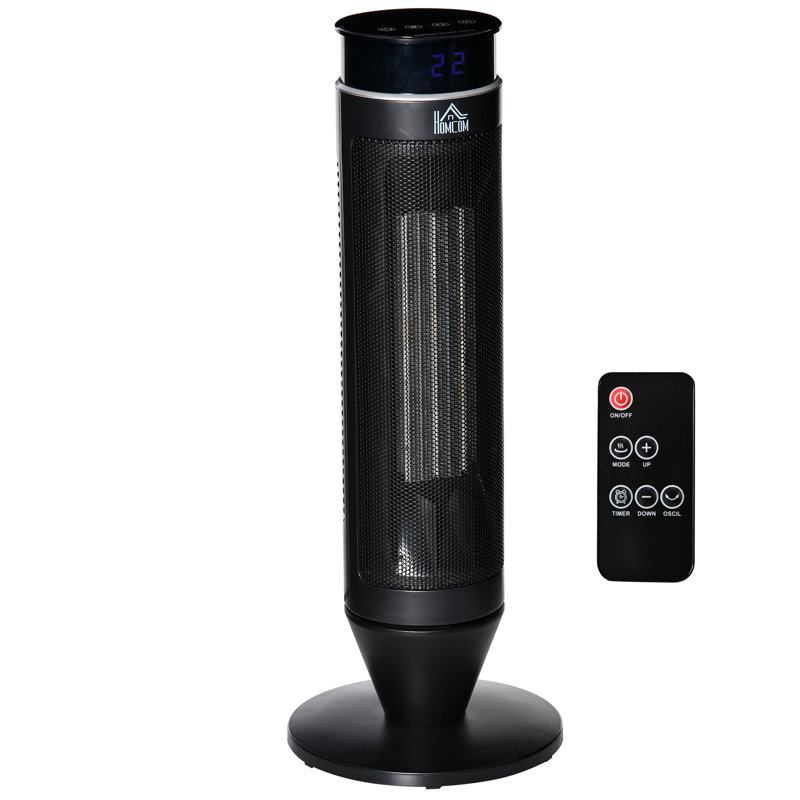 Chaufferette tour à ventilateur électrique 1500 watts