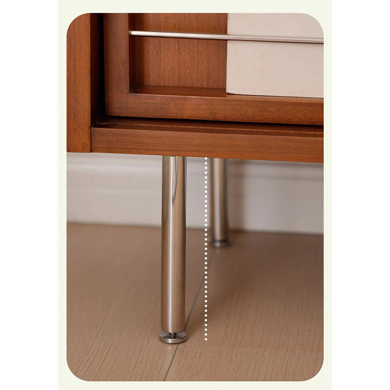 Bibliothèque nordique rétro, H 55,1 po x l 34,6 po x P 15,4 po
