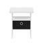Odunayo End Table Nightstand with Bin Drawer