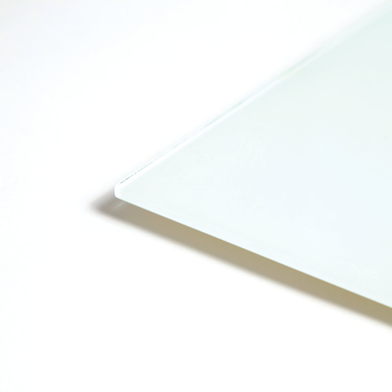 White Frosted Magnetic Glass Rolling Dry-Erase Board Easel, 48" x 36"