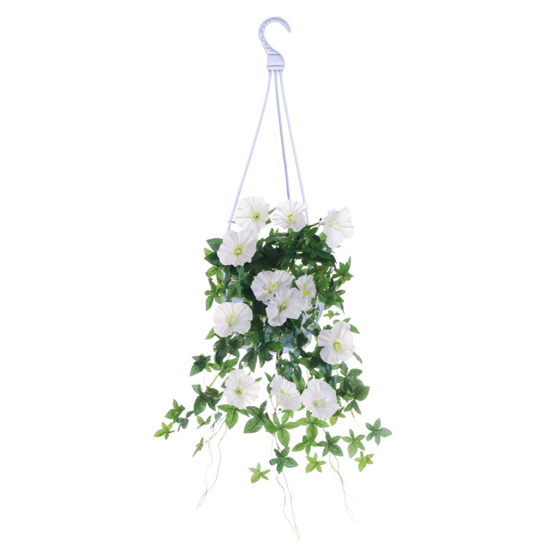 Buisson artificiel 20 po Morning Glory - crème