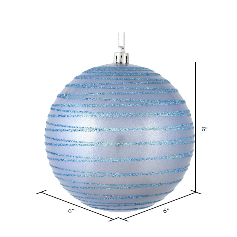 Ornement boule de bonbon, Lilas
