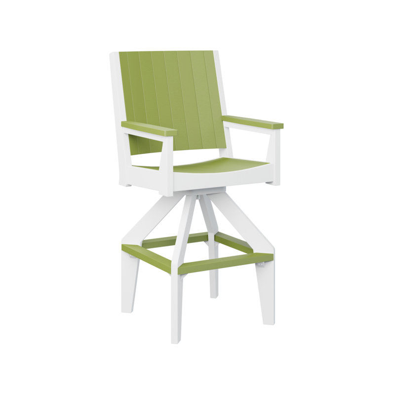 Fauteuil pivotant très haut Berlin Garden, 28.5", Vert kiwi