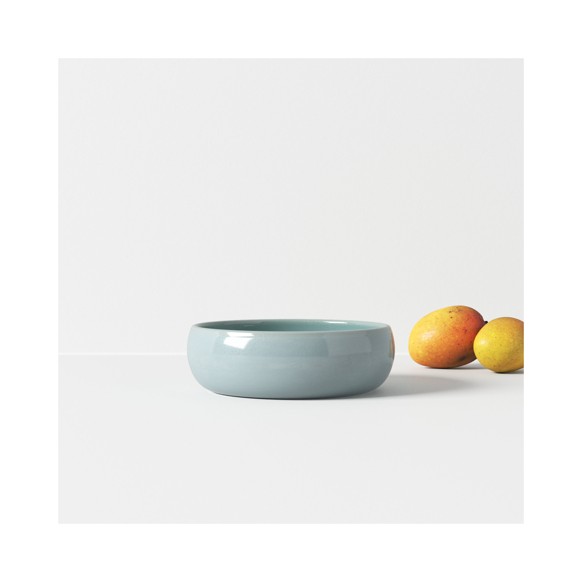 Borgen 20 oz. Stoneware Dessert Bowl, Pale Jade