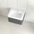24-Inch Wall Mounted Grey Bathroom Vanity, White Ceramic Integrated Basin, 45 Angled Handle, Soft-Close Drawer, Waterproof Plywood, Ample Drawer Storage, Style, Easy Installation Structure, Storage-1864940338