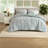Modern Bedding Sets, Twin XL Polyester Comforter and Sheet Set, Green