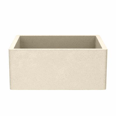 Évier de cuisine de style campagnard en béton de L 24 po x l 18 po NativeStone®