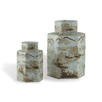 Canton Handmade Ceramic / Porcelain Jar