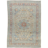Antique One Of A Kind One-of-a-Kind 9'1" X 13'1" Hand Knotted Area Rug