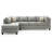 Malone Reversible Sectional Gray Faux Leather-1725083123