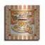 «Tea Restful Orange Teacup» par Cathy Horvath-Buchanan, art mural en métal, 24 po x 24 po-1191689498