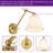 LumiForm 1 - Light Modern Brass Wall Sconce for Bathroom